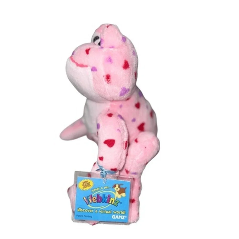 Ganz Webkinz Love Frog Plush 8